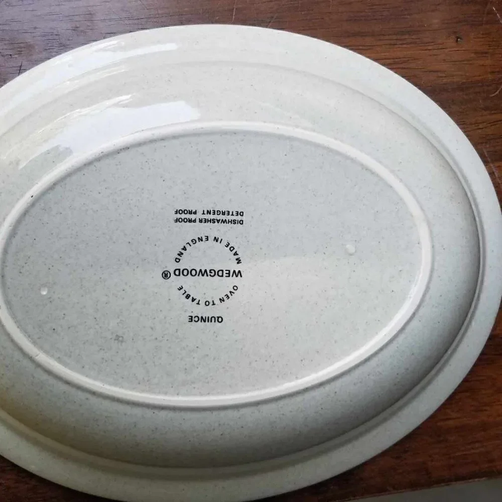 Vintage Wedegwood Oven to Table Quince Oval Serving Bowl